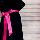 Black - Maternity Labor & Delivery Hospital Gown