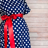 Navy Polka Dot - Maternity Hospital Delivery Bundle
