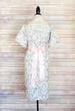 Gray Damask - Maternity Labor & Delivery Hospital Gown
