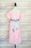 Pink Damask - Maternity Labor and Delivery Hospital Gown