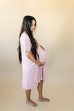 Plus Size Women's Bamboo Labor & Delivery Gown