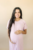Plus Size Women's Bamboo Labor & Delivery Gown