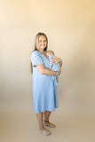 Plus Size Women's Bamboo Labor & Delivery Gown