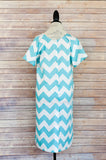 Aqua Chevron - Maternity Hospital Delivery Bundle